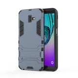 Shockproof PC + TPU Case for Galaxy J6+, with Holder, For Samsung Galaxy J6+, Galaxy J6+