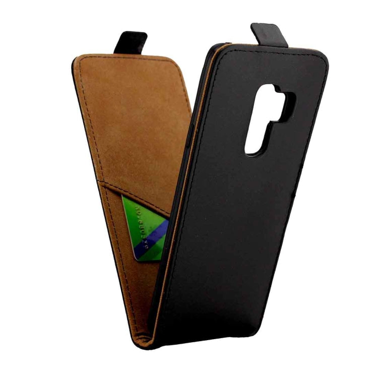 For Galaxy S9+ Vertical Flip Leather Protective Back Cover Case with Card Slot, For Samsung Galaxy S9+