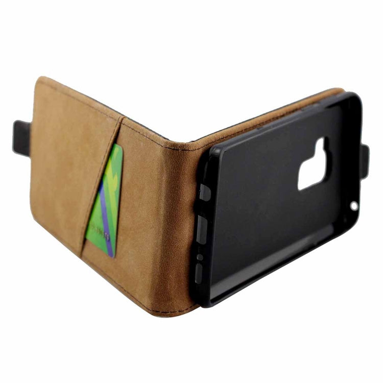 For Galaxy S9+ Vertical Flip Leather Protective Back Cover Case with Card Slot, For Samsung Galaxy S9+