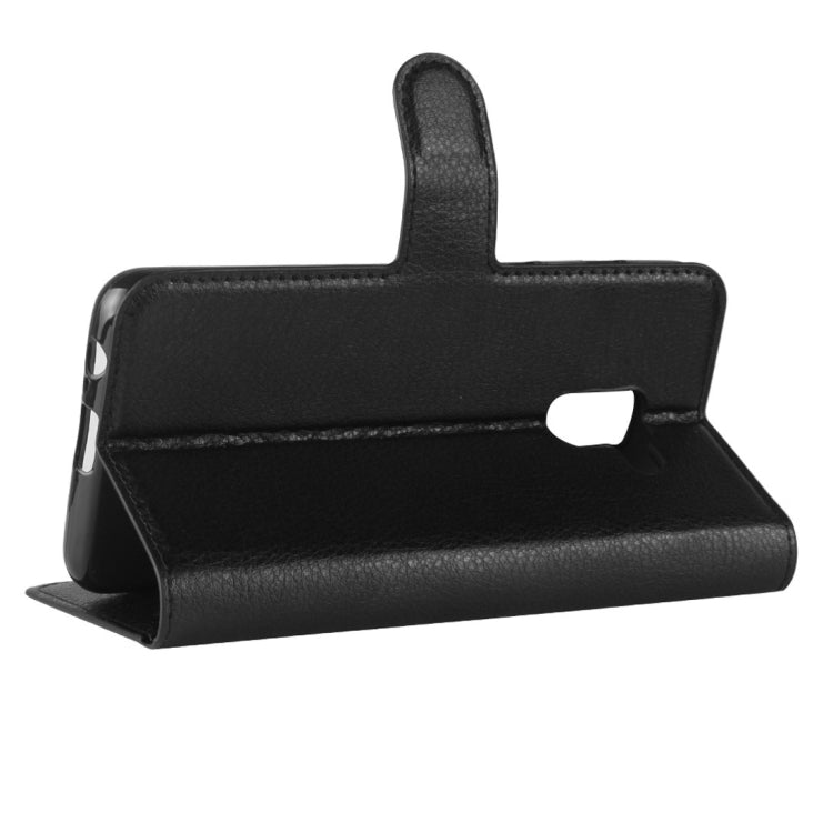 For Galaxy A8 (2018) Litchi Texture Horizontal Flip Leather Case with Holder & Card Slots & Wallet, For Galaxy A8 (2018)