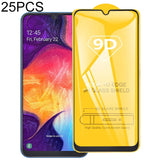 25 PCS For Galaxy A50s 9D Full Glue Full Screen Tempered Glass Film, For Galaxy A50s