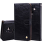 Business Style Oil Wax Texture Horizontal Flip Leather Case for Galaxy A6 Plus (2018), with Holder & Card Slots & Wallet