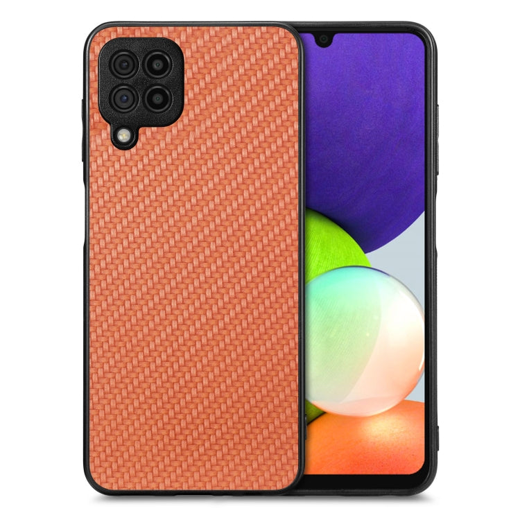 Carbon Fiber Texture Leather Back Cover Phone Case, For Samsung Galaxy A14 5G, For Samsung Galaxy A22 4G, For Samsung Galaxy A22 5G, For Samsung Galaxy A32 5G, For Samsung Galaxy A51 5G, For Samsung Galaxy A54 5G