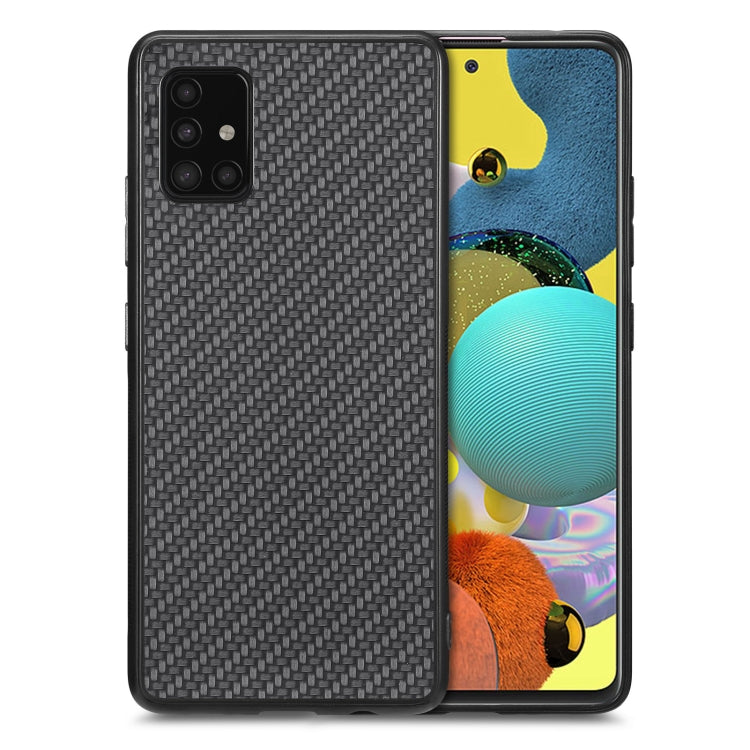 Carbon Fiber Texture Leather Back Cover Phone Case, For Samsung Galaxy A14 5G, For Samsung Galaxy A22 4G, For Samsung Galaxy A22 5G, For Samsung Galaxy A32 5G, For Samsung Galaxy A51 5G, For Samsung Galaxy A54 5G