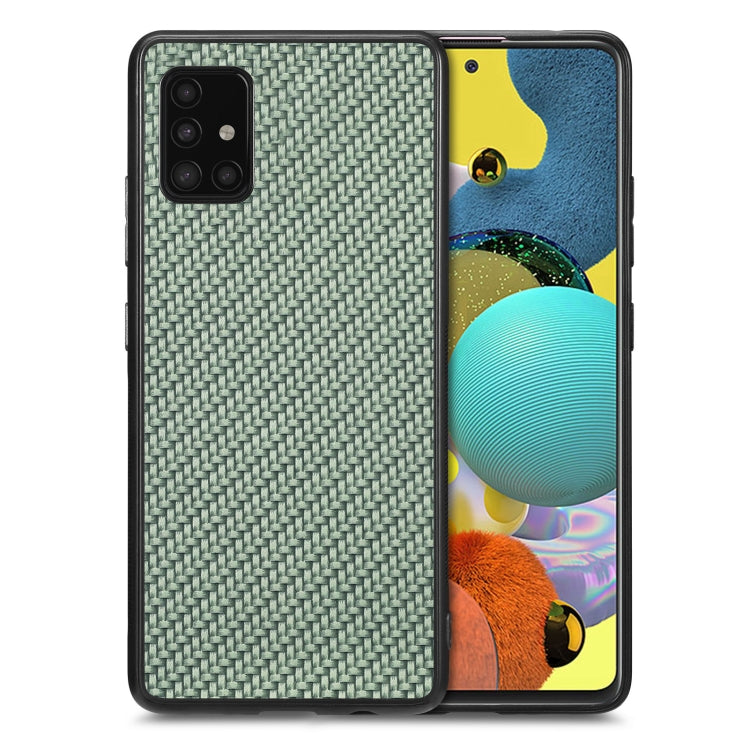 Carbon Fiber Texture Leather Back Cover Phone Case, For Samsung Galaxy A14 5G, For Samsung Galaxy A22 4G, For Samsung Galaxy A22 5G, For Samsung Galaxy A32 5G, For Samsung Galaxy A51 5G, For Samsung Galaxy A54 5G