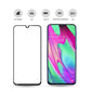mocolo 0.33mm 9H 2.5D Full Glue Silk Print Tempered Glass Film for Galaxy A40, Support Fingerprint Unlock(Black)