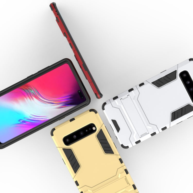 Shockproof PC + TPU Case for Samsung Galaxy S10 5G, with Holder