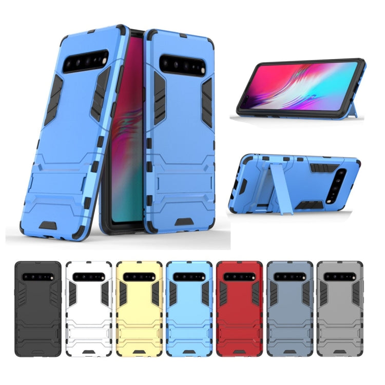 Shockproof PC + TPU Case for Samsung Galaxy S10 5G, with Holder
