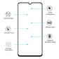 ENKAY Hat-prince Full Glue 0.26mm 9H 2.5D Tempered Glass Film for Galaxy A70