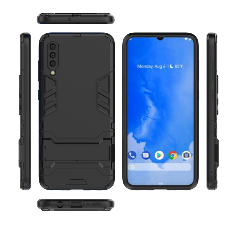 Shockproof PC + TPU Case for Samsung Galaxy A70, with Holder