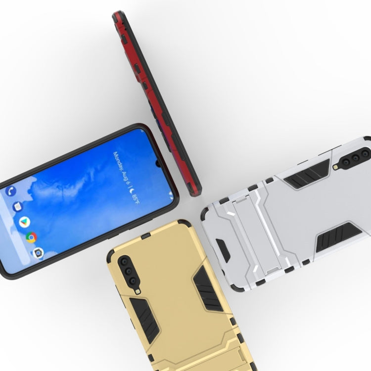 Shockproof PC + TPU Case for Samsung Galaxy A70, with Holder