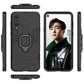 PC + TPU Shockproof Protective Case with Magnetic Ring Holder for Galaxy A8s