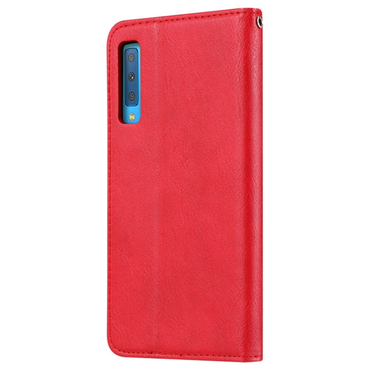 Knead Skin Texture Horizontal Flip Leather Case for Samsung Galaxy A70, with Photo Frame & Holder & Card Slots & Wallet