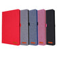 Horizontal Flip TPU + Fabric PU Leather Protective Case with Name Card Clip