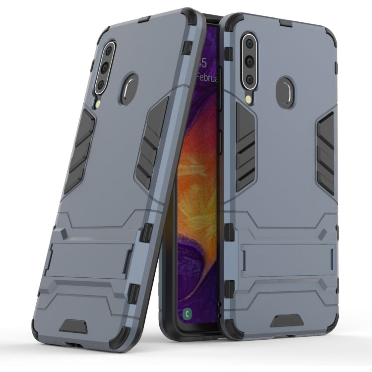 Shockproof PC + TPU Case for Galaxy A60 , with Holder