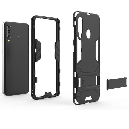 Shockproof PC + TPU Case for Galaxy A60 , with Holder