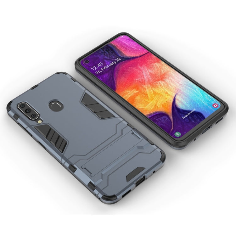 Shockproof PC + TPU Case for Galaxy A60 , with Holder