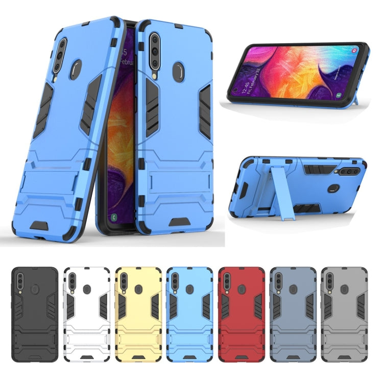 Shockproof PC + TPU Case for Galaxy A60 , with Holder