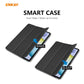 ENKAY ENK-8002 For Samsung Galaxy Tab S6 Lite P610 / P615 PU Leather + Plastic Smart Case with Three-folding Holder