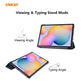 ENKAY ENK-8002 For Samsung Galaxy Tab S6 Lite P610 / P615 PU Leather + Plastic Smart Case with Three-folding Holder