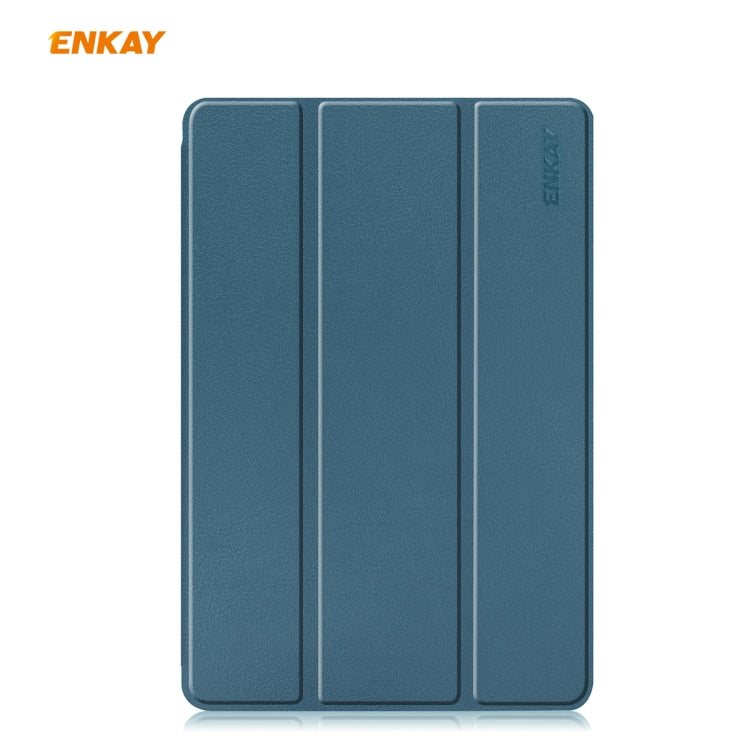 For Samsung Galaxy Tab S6 Lite P610 / P615 ENKAY ENK-8003 PU Leather + TPU Smart Case with Pen Slot