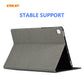 For Samsung Galaxy Tab S6 Lite P610 / P615 ENKAY ENK-8004 Coarse Cloth Pattern PU Leather + TPU Smart Case with Holder