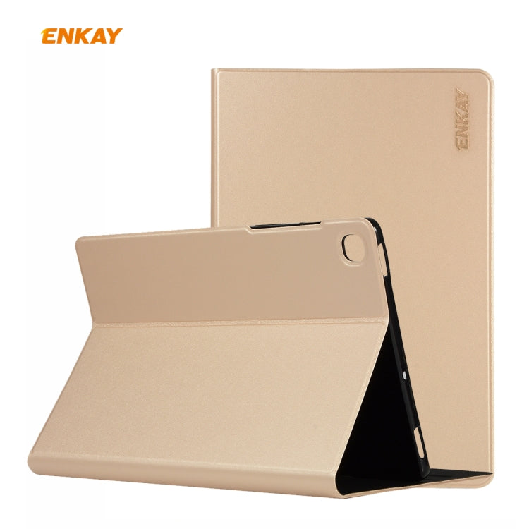 For Samsung Galaxy Tab S6 Lite P610 / P615 ENKAY ENK-8005 Horizontal Flip PU Leather + TPU Smart Case with Holder