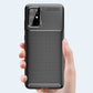 For Sumsung Galaxy Note 20 Pro Carbon Fiber Texture Shockproof TPU Case