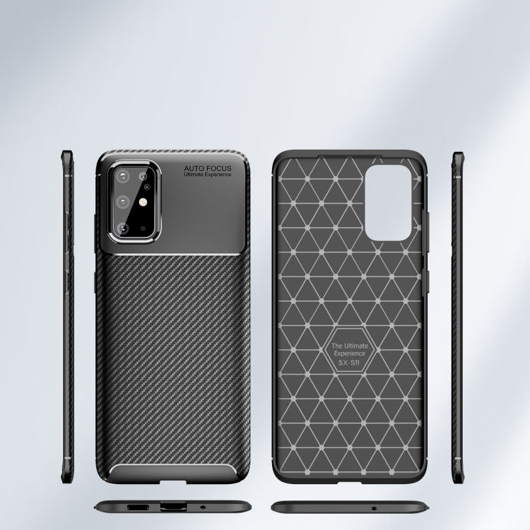 For Sumsung Galaxy Note 20 Pro Carbon Fiber Texture Shockproof TPU Case