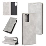 For Samsung Galaxy Note20 Retro-skin Business Magnetic Suction Leather Case with Holder & Card Slots & Wallet