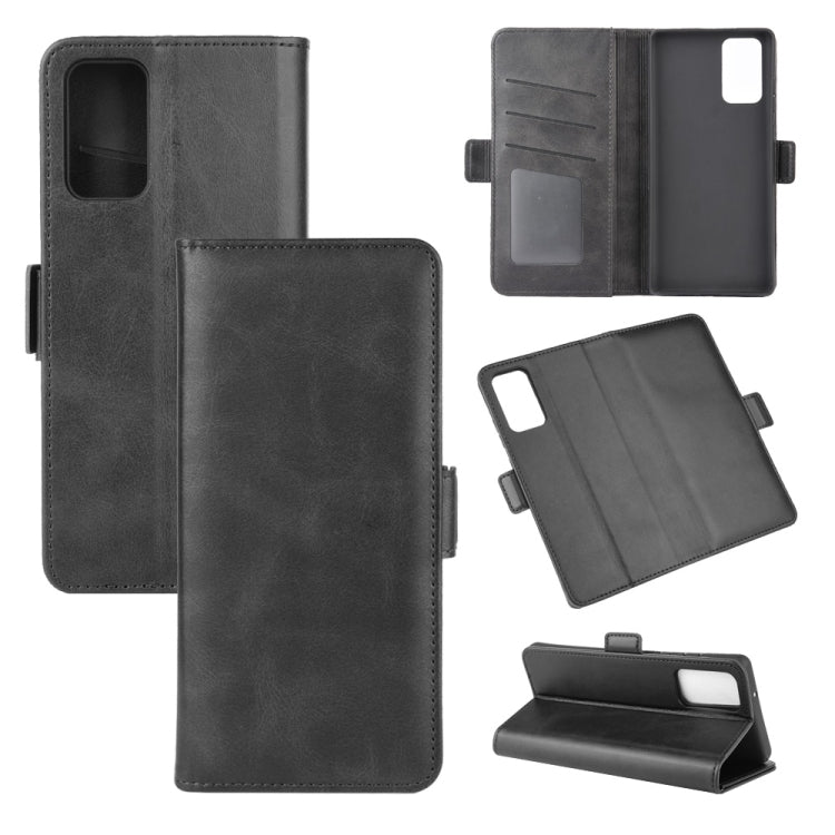 For Samsung Galaxy Note20 Dual-side Magnetic Buckle Horizontal Flip Leather Case with Holder & Card Slots & Wallet