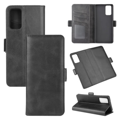 For Samsung Galaxy Note20 Dual-side Magnetic Buckle Horizontal Flip Leather Case with Holder & Card Slots & Wallet