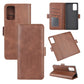 For Samsung Galaxy Note20 Dual-side Magnetic Buckle Horizontal Flip Leather Case with Holder & Card Slots & Wallet