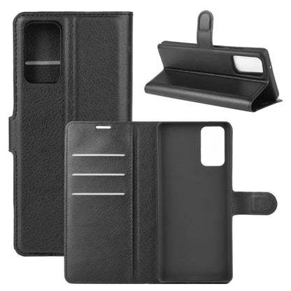 For Samsung Galaxy Note20 Litchi Texture Horizontal Flip Protective Case with Holder & Card Slots & Wallet