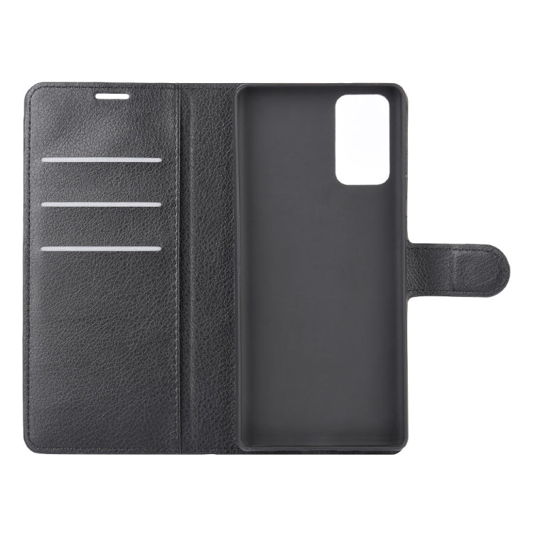 For Samsung Galaxy Note20 Litchi Texture Horizontal Flip Protective Case with Holder & Card Slots & Wallet