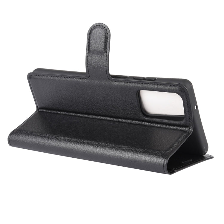 For Samsung Galaxy Note20 Litchi Texture Horizontal Flip Protective Case with Holder & Card Slots & Wallet