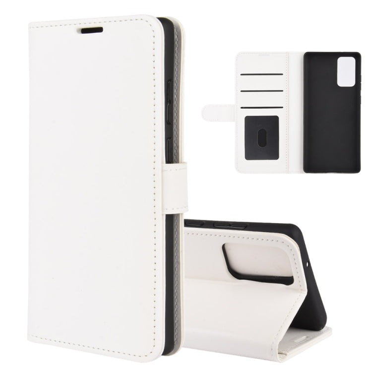 For Samsung Galaxy Note20 R64 Texture Single Horizontal Flip Protective Case with Holder & Card Slots & Wallet& Photo Frame