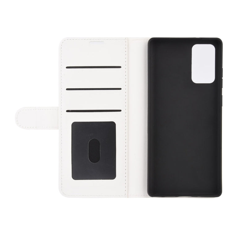 For Samsung Galaxy Note20 R64 Texture Single Horizontal Flip Protective Case with Holder & Card Slots & Wallet& Photo Frame