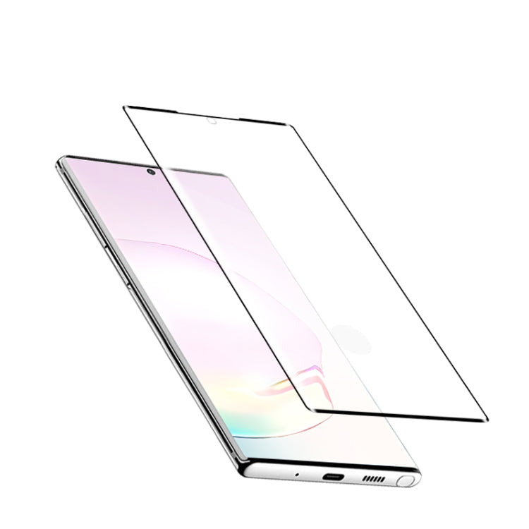 For Samsung Galaxy Note20+ 5G mocolo 0.33mm 9H 3D Curved Full Screen Tempered Glass Film, Fingerprint Unlock Support