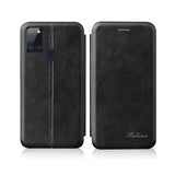 For Galaxy A21S Integrated Electricity Pressing Retro Texture Magnetic TPU+PU Leather Case with Card Slot & Holder