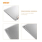 ENKAY ENK-8008 Three Folding Silk Texture PU Leather + PC Smart Case with Holder for Samsung Galaxy Tab S6 Lite P610 / P615