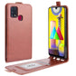 For Samsung Galaxy M31 R64 Texture Single Vertical Flip Leather Protective Case with Card Slots & Photo Frame