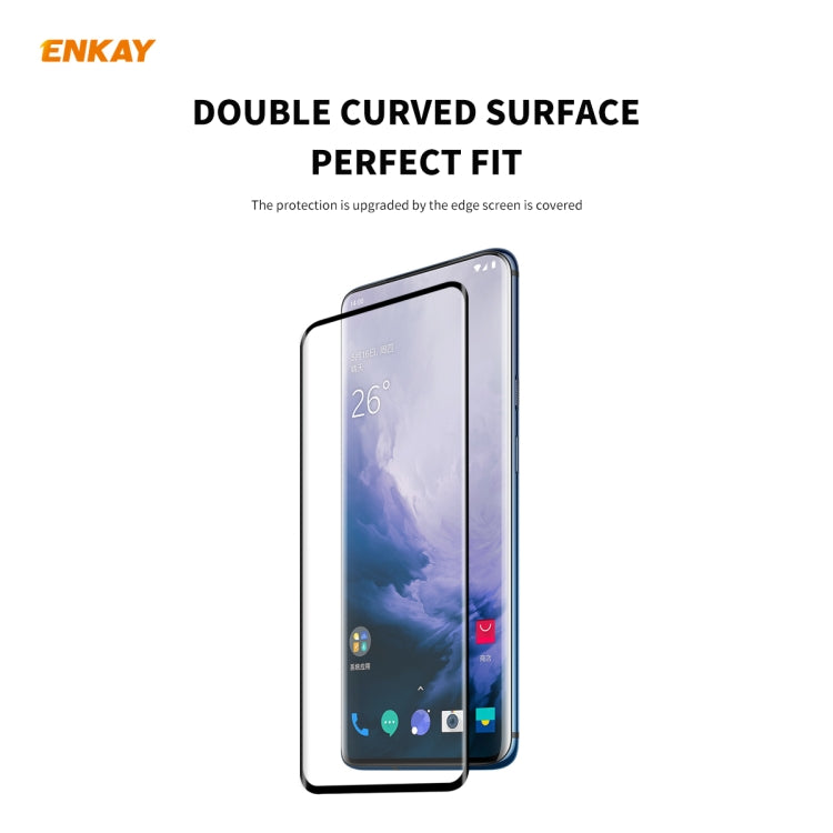 ENKAY Hat-Prince 0.26mm 9H 3D Full Glue Explosion-proof Full Screen Curved Heat Bending Tempered Glass Film