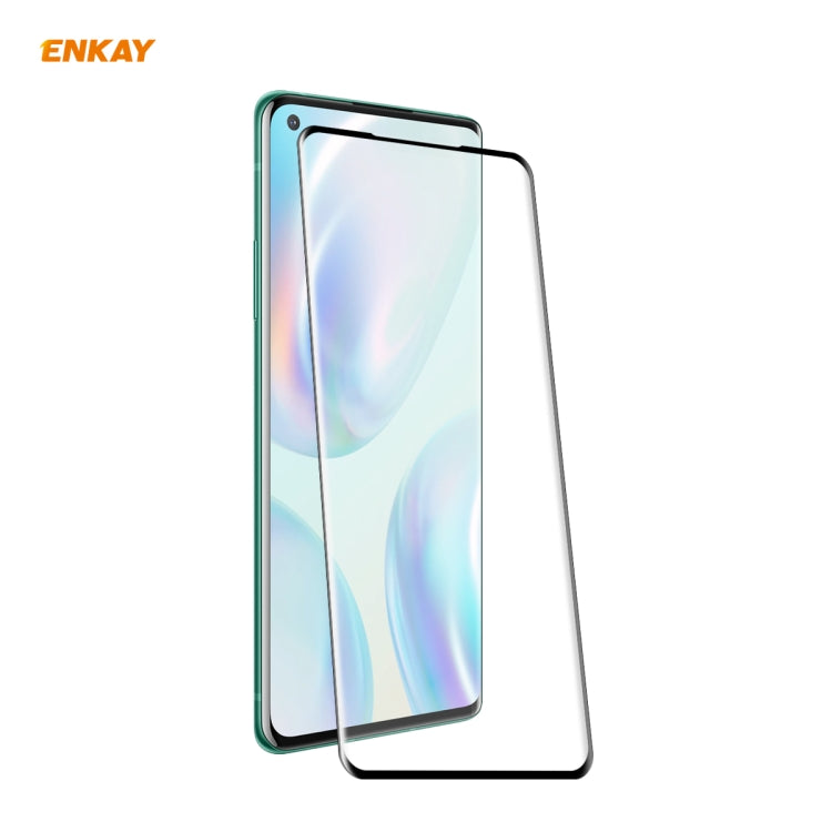 ENKAY Hat-Prince 0.26mm 9H 3D Full Glue Explosion-proof Full Screen Curved Heat Bending Tempered Glass Film