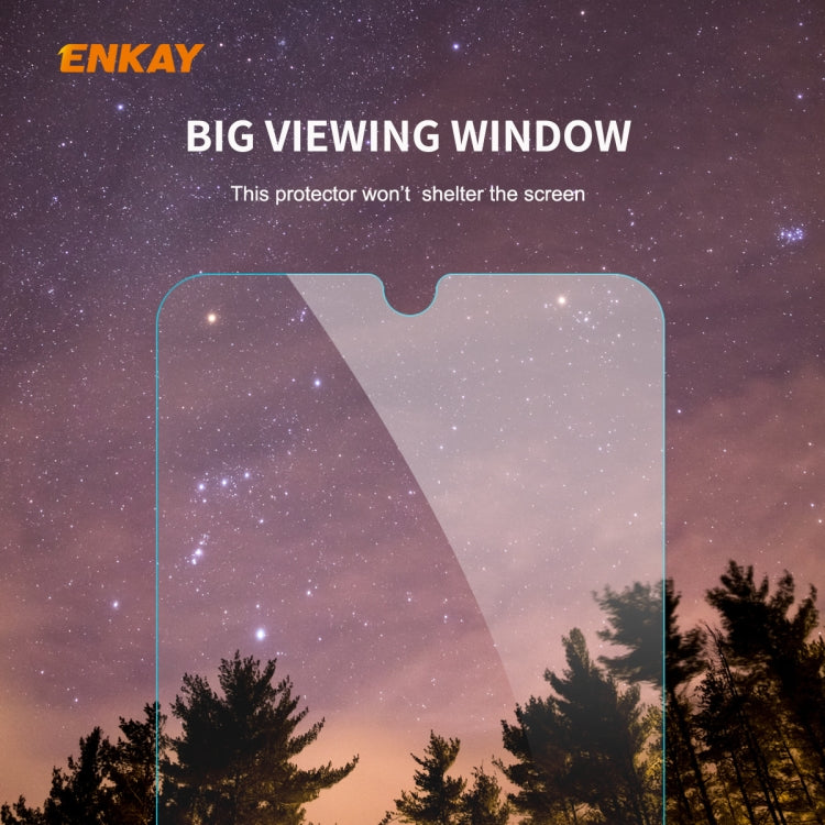 5PCS ENKAY Hat-Prince 0.26mm 9H 2.5D Curved Edge Tempered Glass Film