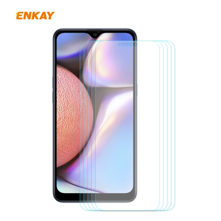 5PCS ENKAY Hat-Prince 0.26mm 9H 2.5D Curved Edge Tempered Glass Film