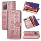 Cute Cat and Dog Embossed Horizontal Flip Leather Case with Bracket / Card Slot / Wallet / Lanyard