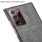 For Samsung Galaxy Note20 Ultra Shockproof Crocodile Texture PC + PU Case