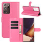 For Samsung Galaxy Note20 Ultra Litchi Texture Horizontal Flip Protective Case with Holder & Card Slots & Wallet