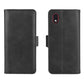 For Samsung Galaxy A01 Core / M01 Core Dual-side Magnetic Buckle Horizontal Flip Leather Case with Holder & Card Slots & Wallet